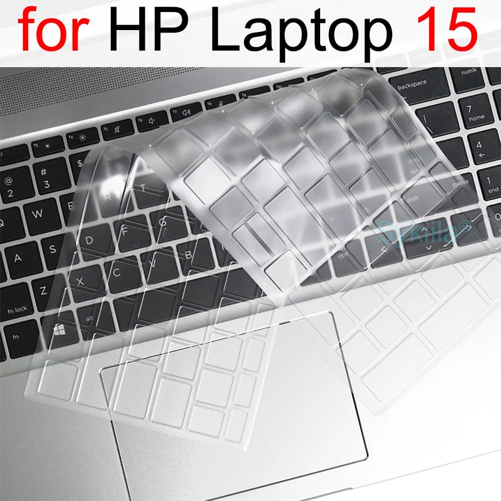 Keyboard Cover for HP Laptop 15 15t 15-fd 15-fc 15-ef 15-dw 15-dy 15g 15q 15s 15z Essential Silicone Protector Skin Film Case