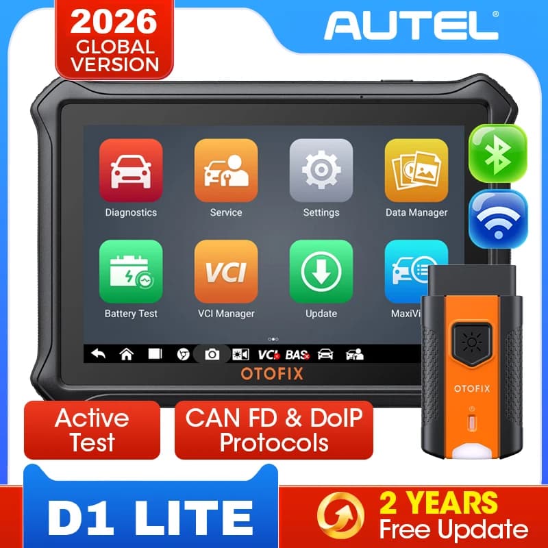 OTOFIX D1 Lite Automotive OBD2 Scanner 2 Year Update BiDirectional Control All System Diagnostic Scan Tool FCA SGW CAN FD & DoIP