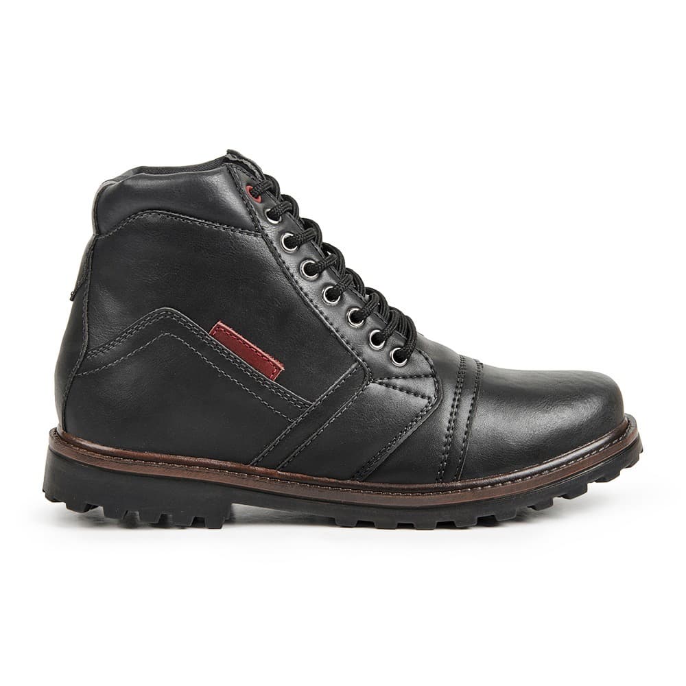 Bota Masculina Coturno Stefanini Super Confortável Linha Premium Promoção Oferta Relâmpago