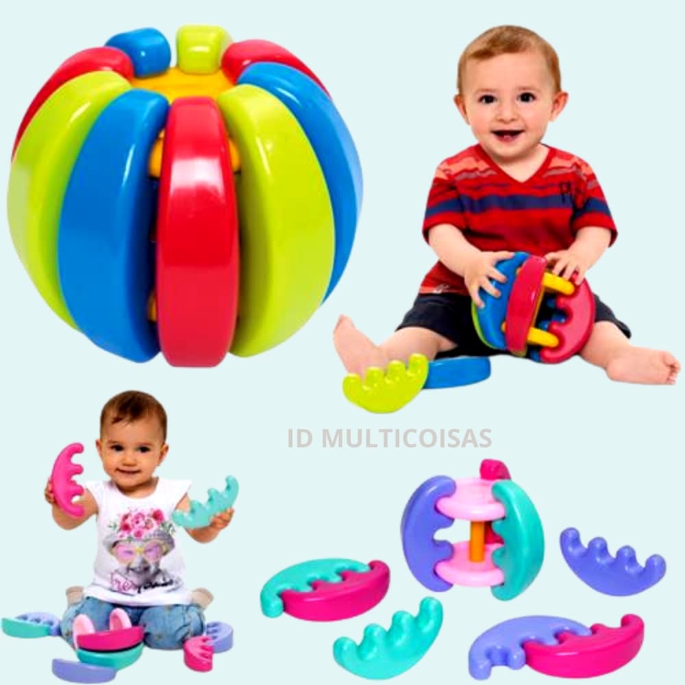 Baby Gomos Brinquedo Didático/montar Educativo Colorido - MERCOTOYS- Brinquedos educativos