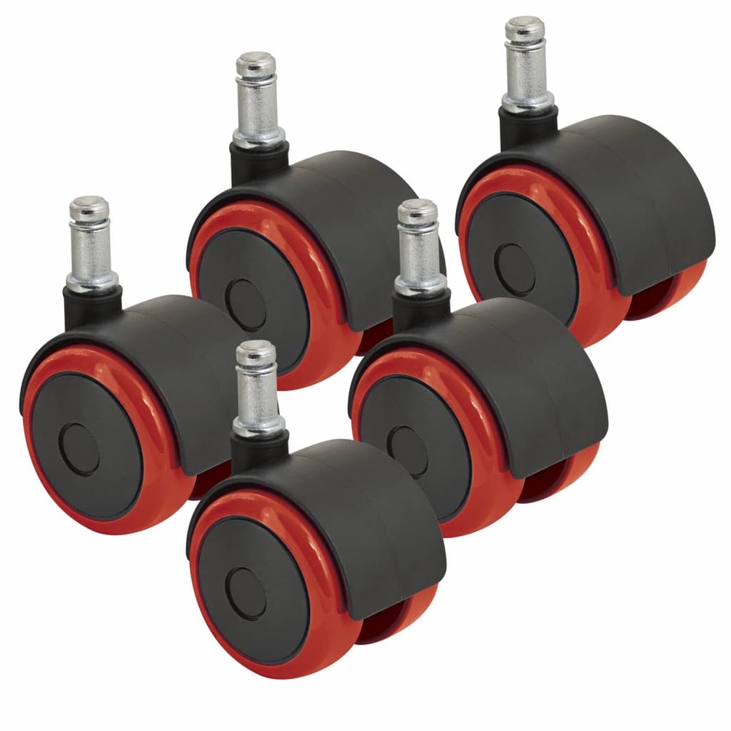 Rodizio para cadeira Gamer com pino de 11mm 5 peças
