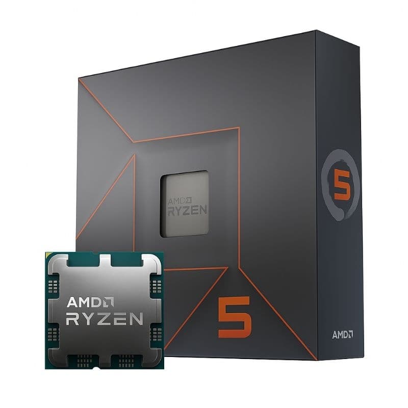 Processador AM5 Ryzen 5 7600X 4.7GHz (5.3GHz Turbo) - Lacrado
