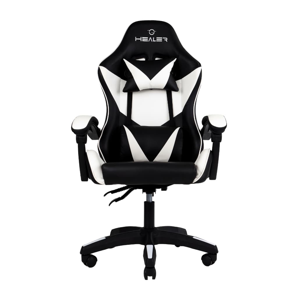 Cadeira Gamer Lancer Preta e Branca Healer