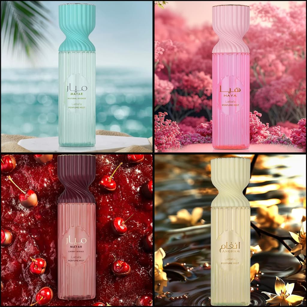 Lattafa - Body Splash Mist Perfume Árabe Importado - Escolha sua Fragância - 250ml