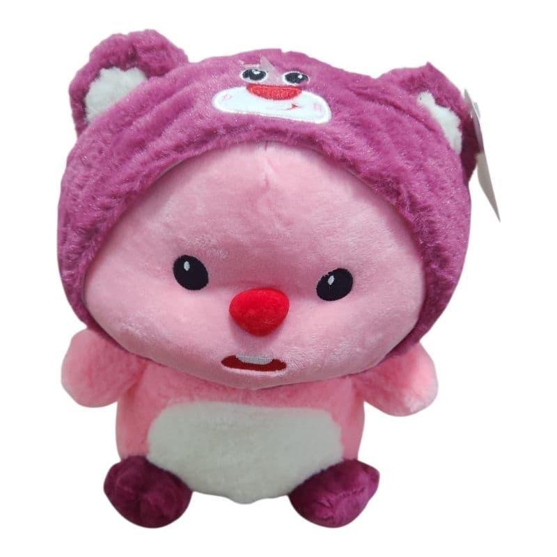 Desconto com cupom🔥 🧸 Pelúcia Castor Ruby Ursinho Rosa Fofo Kawaii – Super Macio