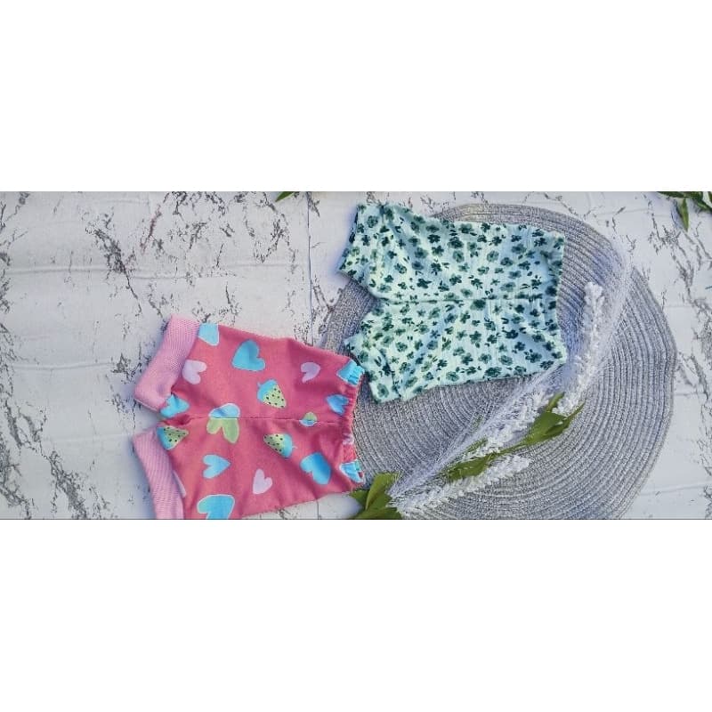 Kits Tapa Fralda×Short Bebê Feminino Bebê Passeio Enxoval Bebê 3 6 9 Meses