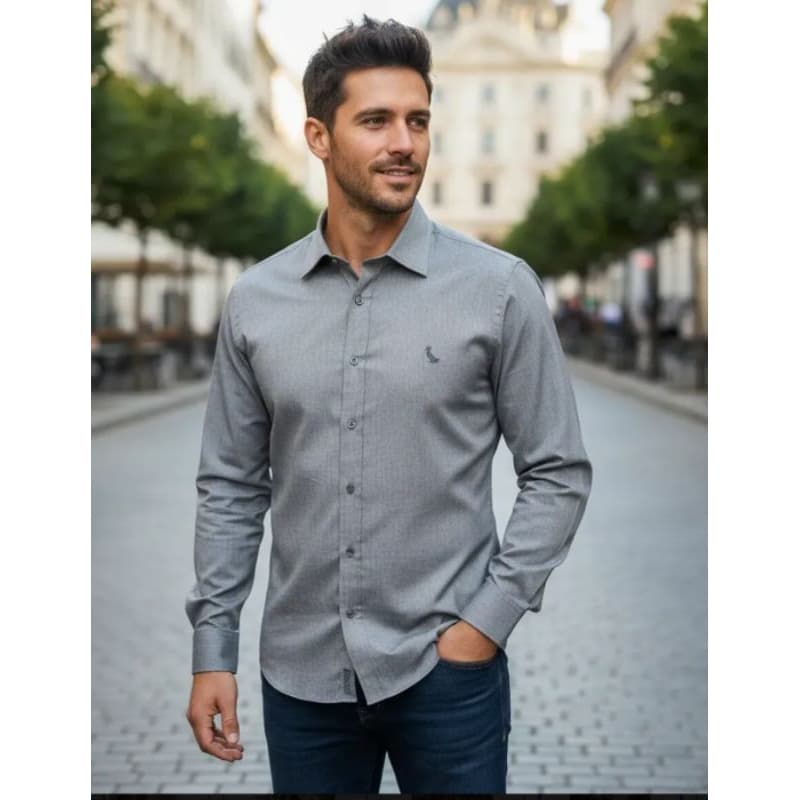 Camisas - Grife Famosa - Manga Longa - Reserv - Outlet - Tricoline Importado com Algodão - Premium