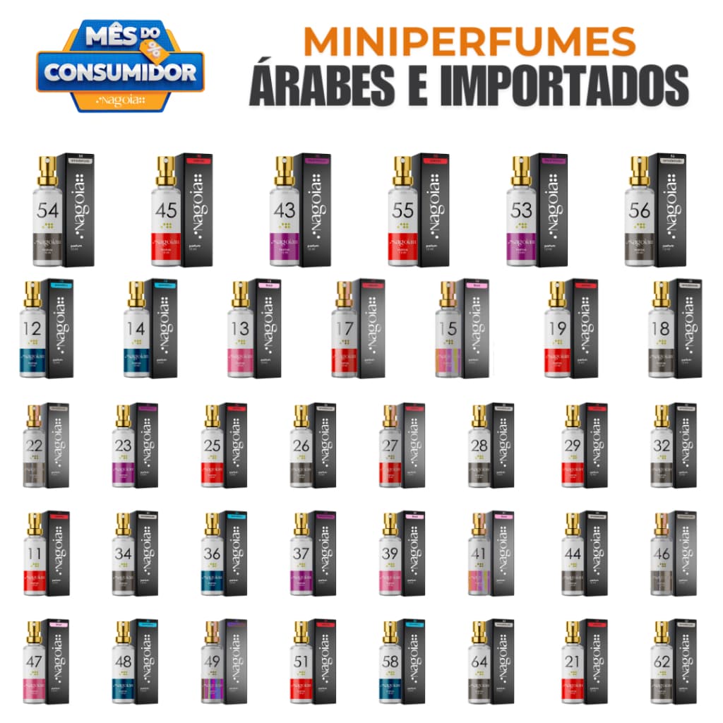 🔥 Perfume Nagoia de 15ml -  Importado e Árabe - Masculino e Feminino - Alta Fixação - Premium