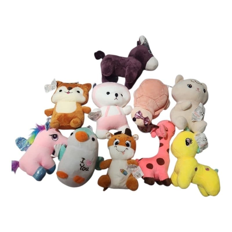 🔥 CUPOM DE DESCONTO HOJE 🔥 Kit 10 Pelúcias Pequenas Para Máquina Grua Festa Infantil Presente
