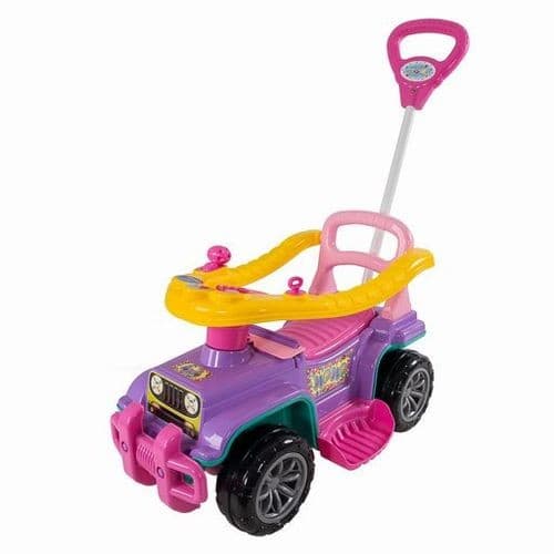 Carrinho Passeio Infantil Empurrador Confortavel Seguro Ajustavel Rodas Giratorias Menina