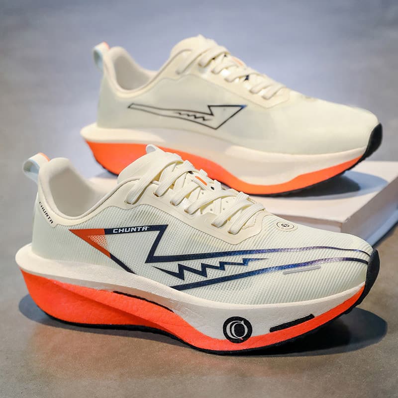 Novo Profissional Placa De Carbono Tênis Correndo Sapatos De Moda Masculino E Feminino 33-44