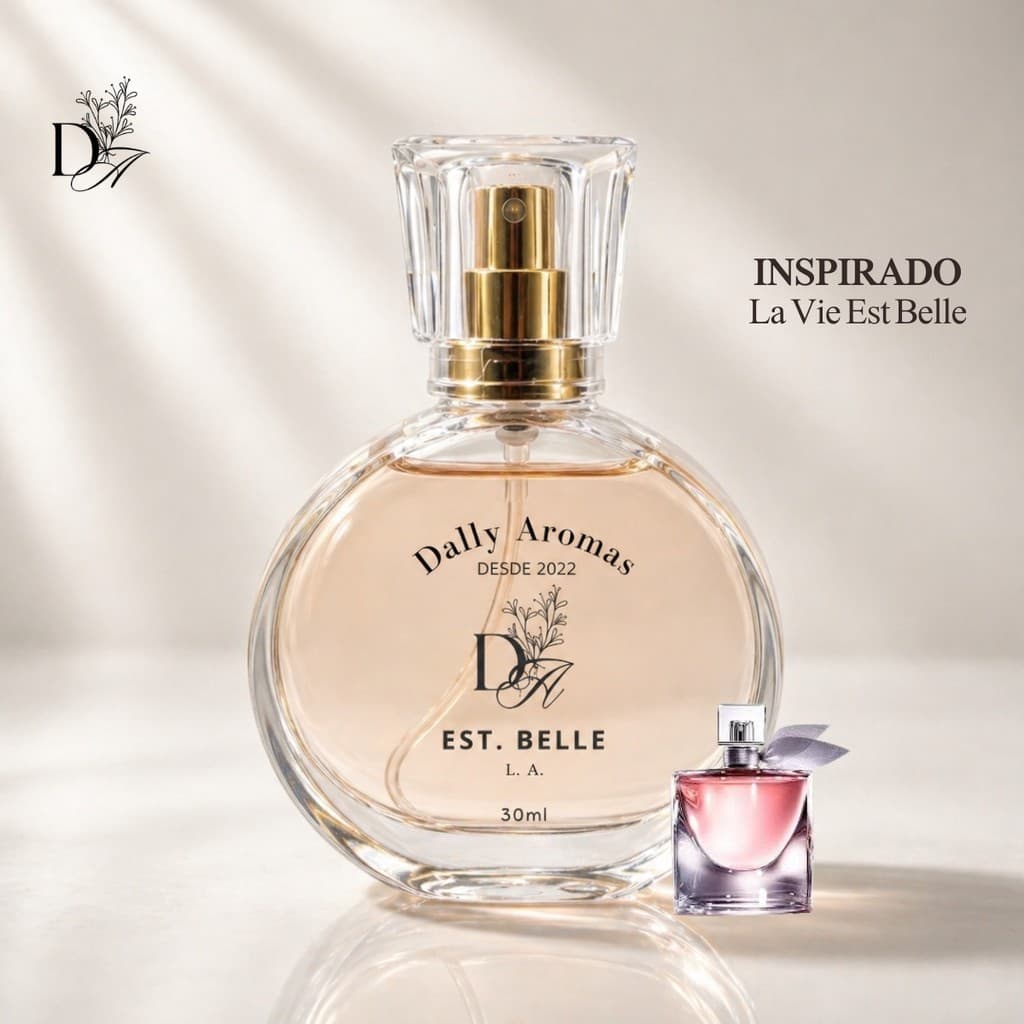 Perfume feminino EST.BELLE Dally Aromas 30ml - Alta Fixação Aroma Importado