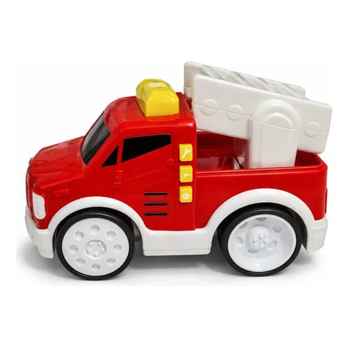 Mini Carrinho Ambulância Saúde De Brinquedo Com Luz E Som Vermelho Bebe Baby Diversão Garantida