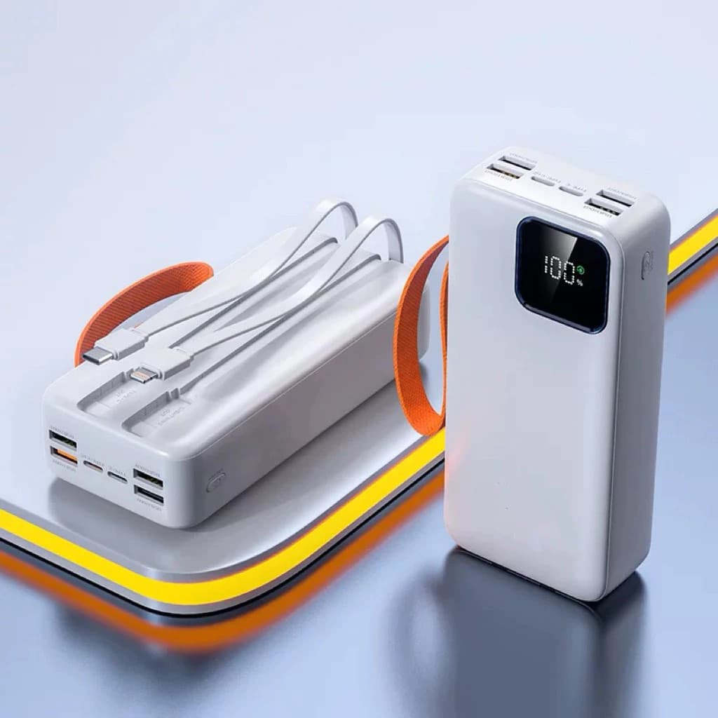 Carregador Portátil 10000/20000/30000/50000mah portátil grande Turbo 22,5W PD carregamento ultrarrápido