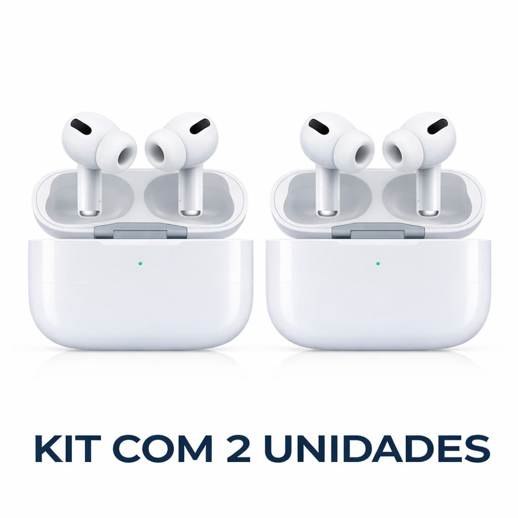 Kit 2 Fone de Ouvido Sem Fio Bluetooth Pro 3 TWS Earbuds Para Android ios