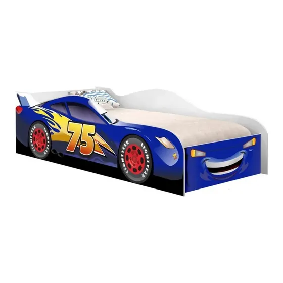 Cama Carro Solteiro Relâmpago Mcqueen - Promoção