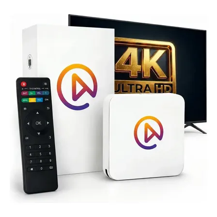 Tv Box Uni V10 4k Lançamento  Versao Branco Padrão Copa 2026 Branco Padrão