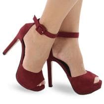 Sandália Modarpe Meia Pata Salto Alto Fino Feminina M26